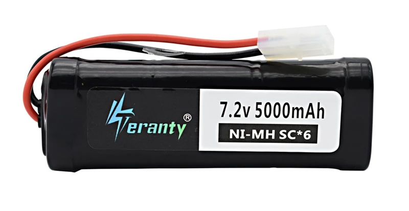SC* 6 ячеек 7,2 V 5000mAh 15c с штепсельной вилкой Tamiya перезаряжаемый Ni-MH аккумулятор для радиоуправляемых игрушек, радиоуправляемых автомобилей 7,2 v аккумулятор