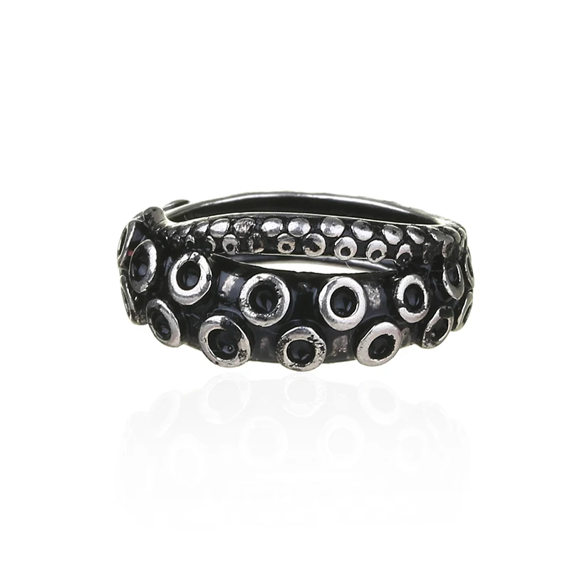 Drop Shipping Ancient silver plated Octopus ring Handmade retro animal in jewelry birthday surprise gifts for women | Украшения и