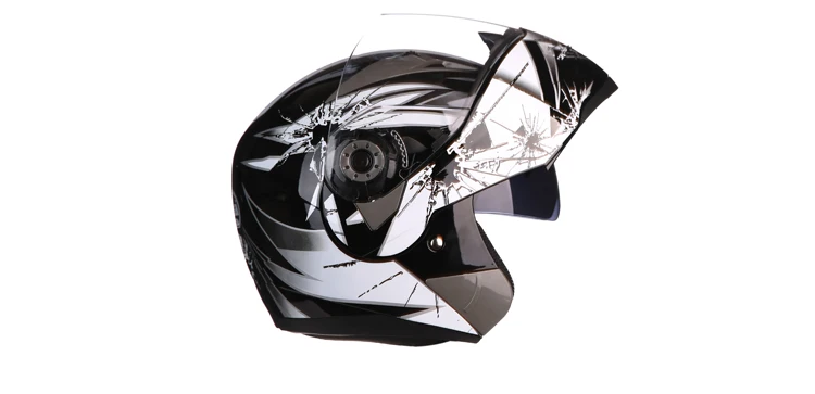 Модуль флип moto rcycle двойной зеркальный шлем бездорожье полный шлем capacete cascos para moto DOT одобрение JIEKAI-105