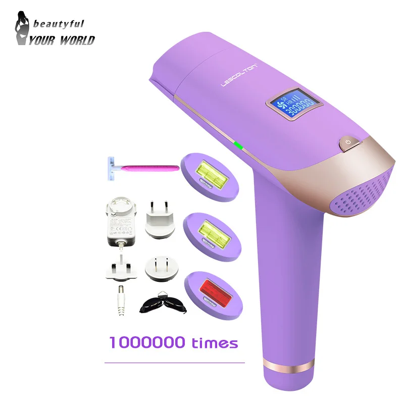 Just hair removal Лучшая 1000000 раз Lescolton IPL 3в1 Лазерная Машинка для удаления волос, триммер для постоянного бикини, Электрический Лазер, эпилятор - Цвет: Just hair removal