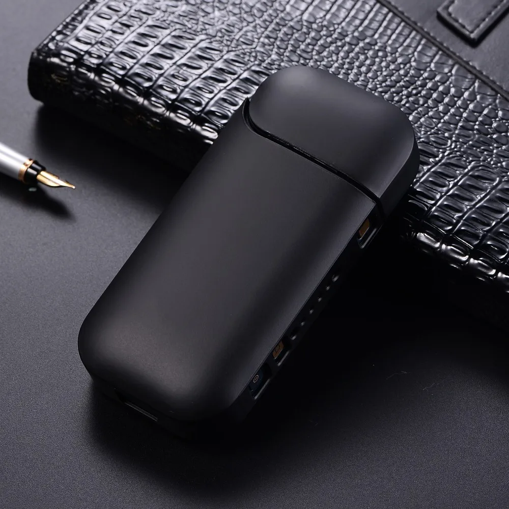 Модный черный, красный, серебристый чехол из поликарбоната для IQOS 2,4 Plus II III электронная сигарета для IQOS полный защитный чехол