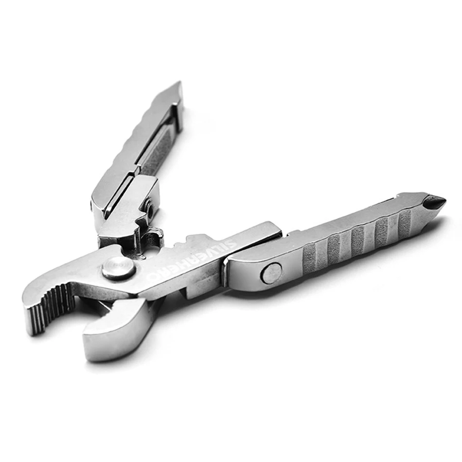

Multi-functional outdoor tool equipped with mini pliers key clasp mobile card digital screwdriver Folding Knife Multitools