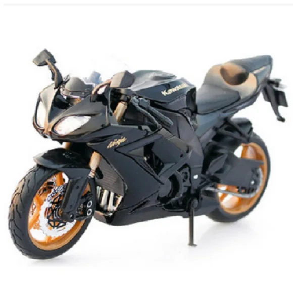 MAISTO 1:12 Kawasaki Ninja ZX 10R черный мотоцикл велосипед литья под давлением модель игрушки