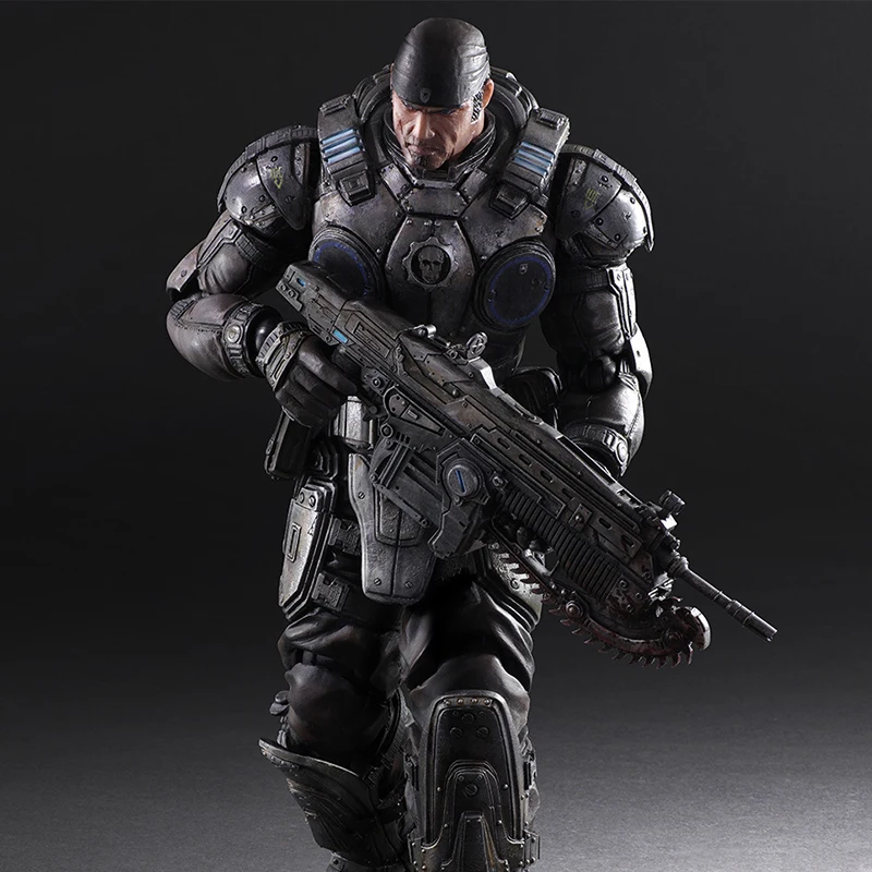 Играть Искусство Маркус Fenix игра война машина фигурка Коллекция Модель игрушки 26 см