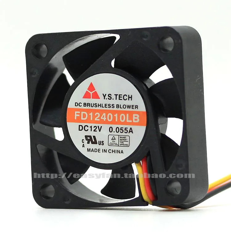Новый вентилятор охлаждения Y.S.TECH FD124010LB 0,055a 4010 4 см