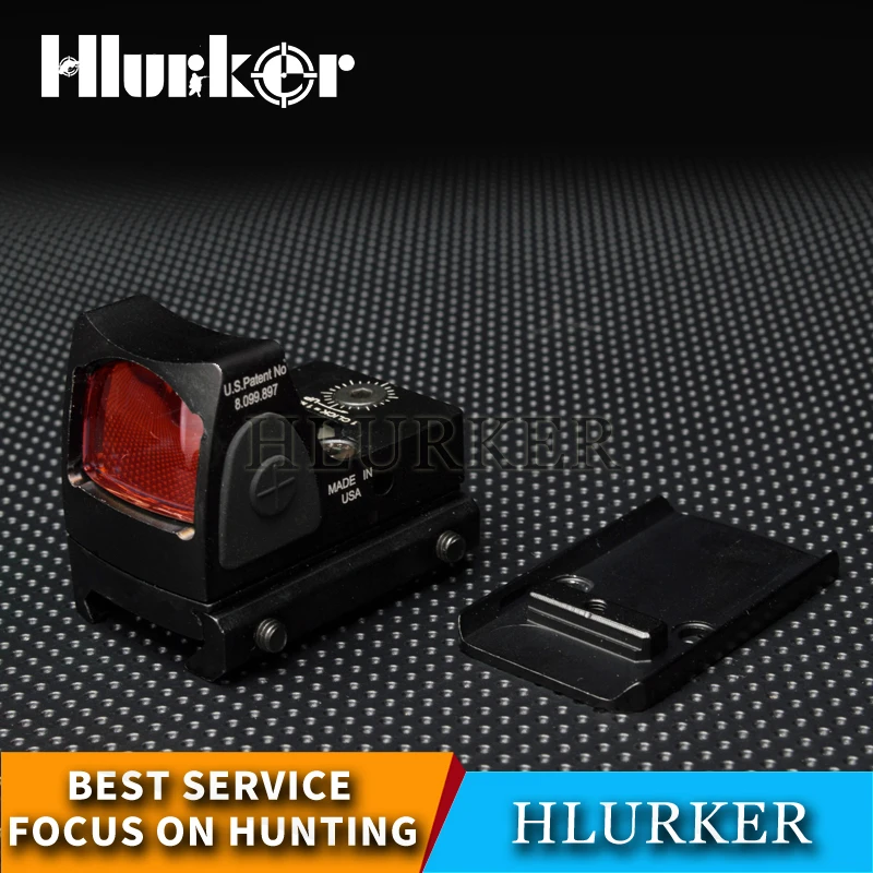 Hlurker охотничьи прицелы Glock 17 RMR Reflex регулируемые ружья микро красная точка