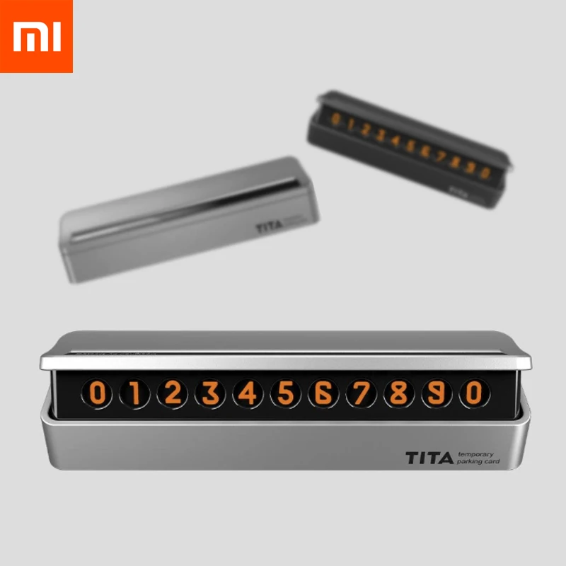 Xiaomi TITA Временная стоп знак автомобильная парковочная карта с номером скрытый