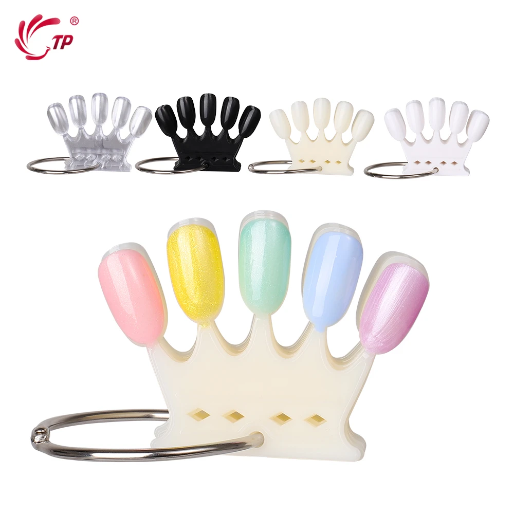 TP 50 наконечники в форме короны для дизайна ногтей ложный наконечник с круглыми