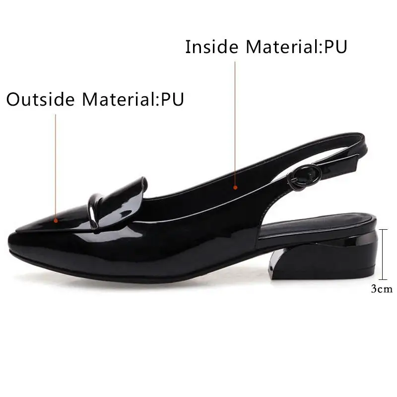 ANOVISHANA/sandalias mujer; женские босоножки; коллекция года; женские туфли-лодочки; обувь на низком каблуке; кожаные слинбэки; свадебные туфли; обувь; zapatos; D076