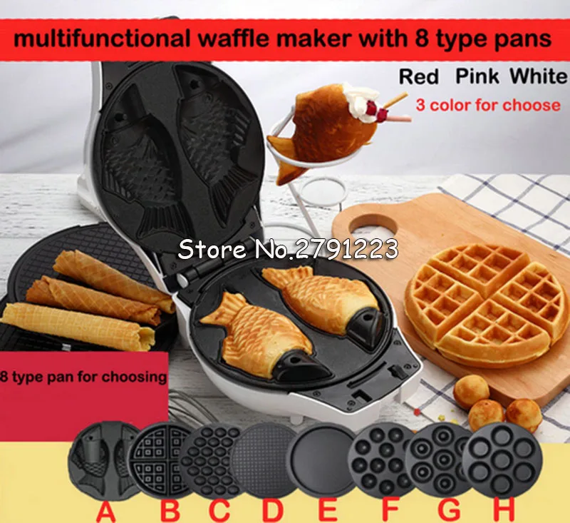 Бесплатная доставка электрическая вафельница портативная для яиц 220 В