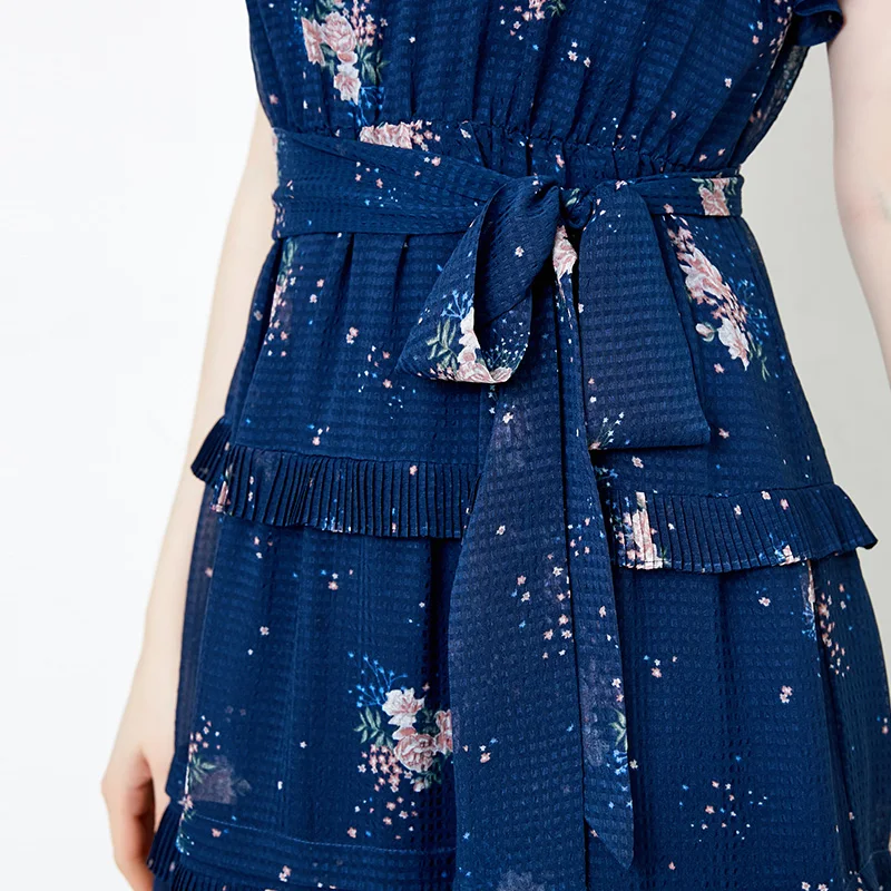 Платье с оборками и принтом Vero Moda | 31837B506