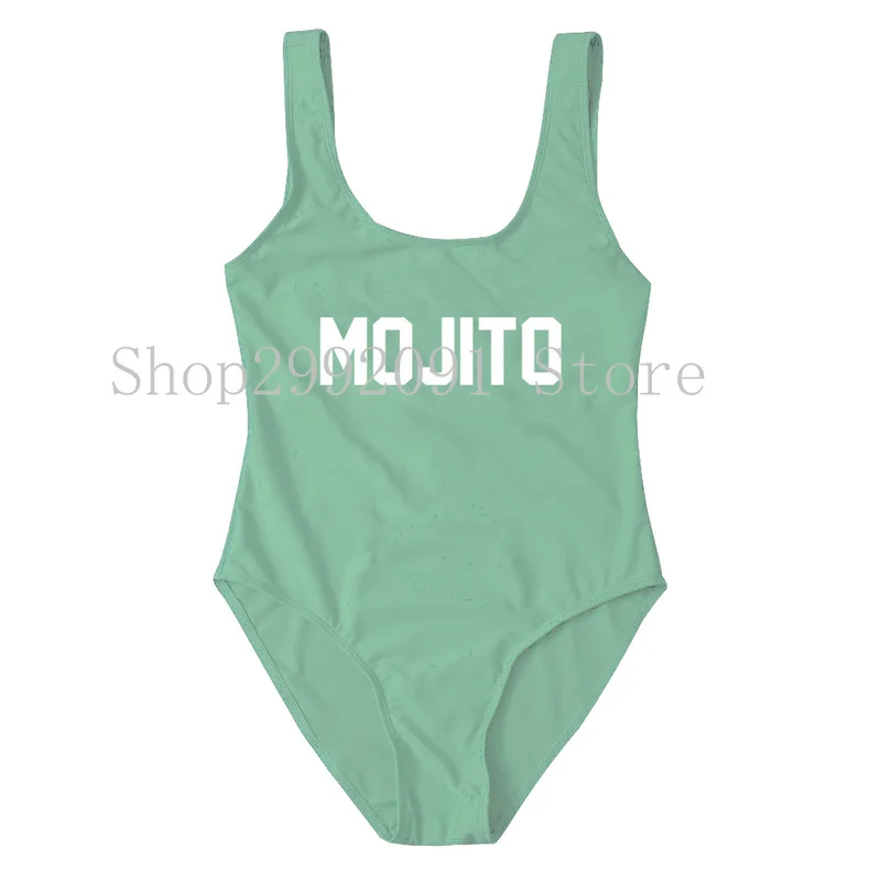 Mojito купальный костюм Vacay для девочек летний Забавный купальник пляжный