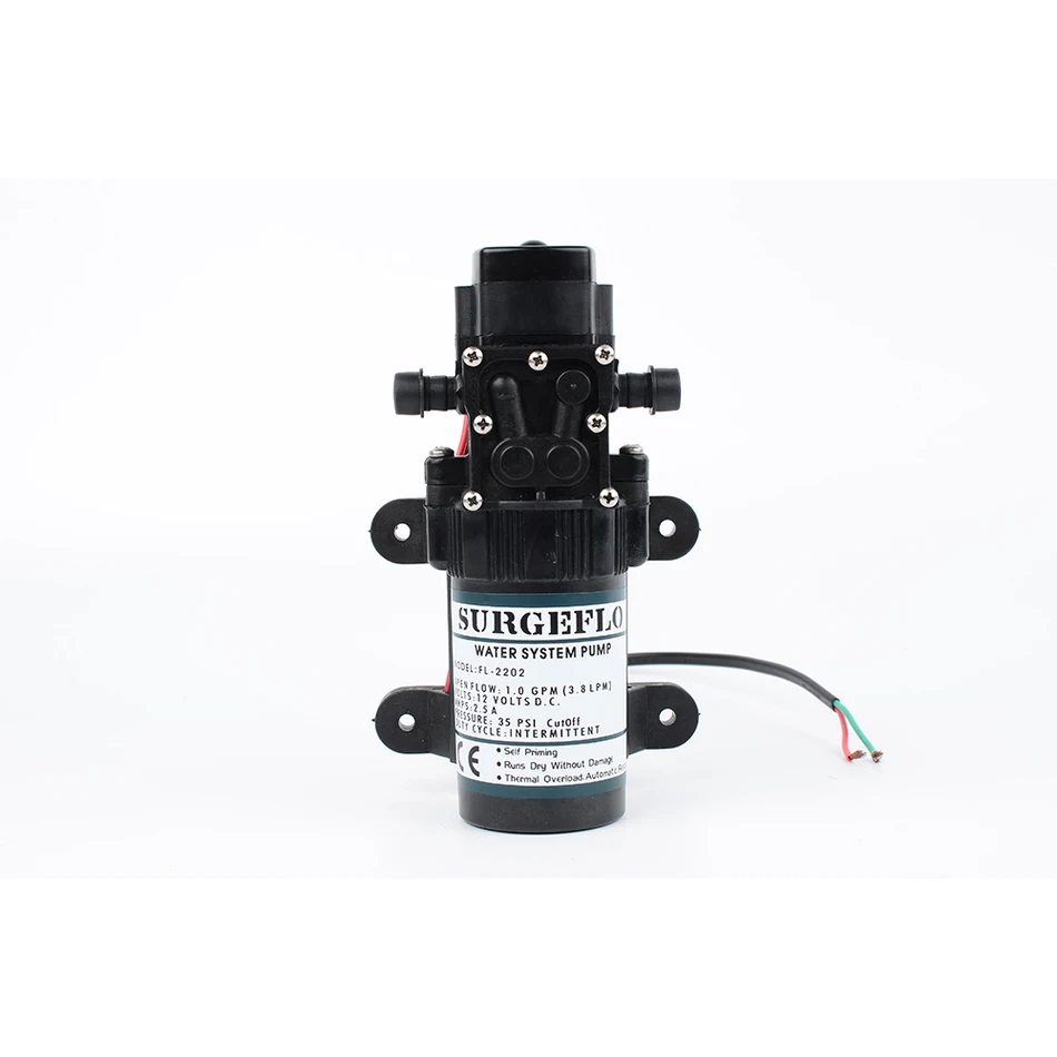 Погружной мембранный вакуумный насос 12 В постоянного тока 30 м для подъема воды