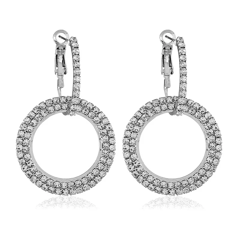 S925 иглы корейские серьги для женщин серьги-кольца модные ювелирные изделия 2018