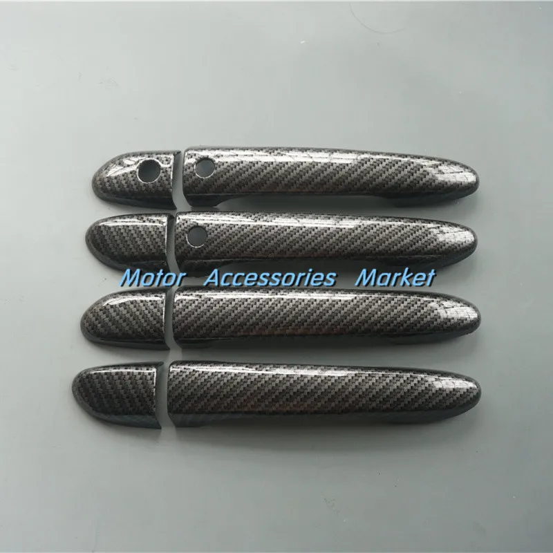 Новая накладка на дверную ручку из углеродного волокна для Mazda 3 M3 Axela 2014 2015 2016 2017