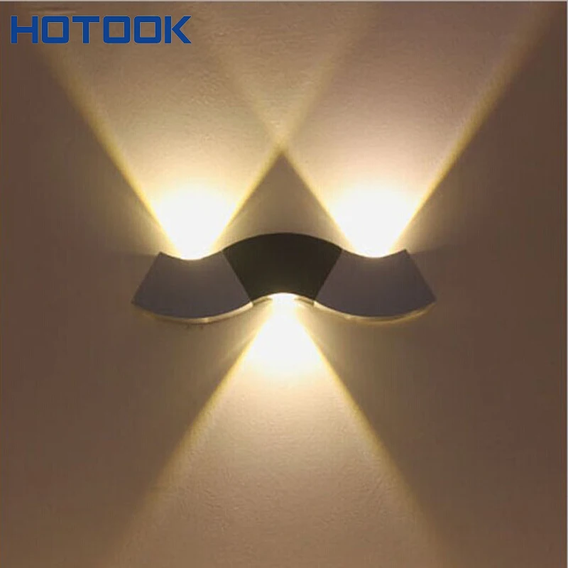 Современный 3 Вт Настенный светильник вверх и вниз светодиодный бра настенный