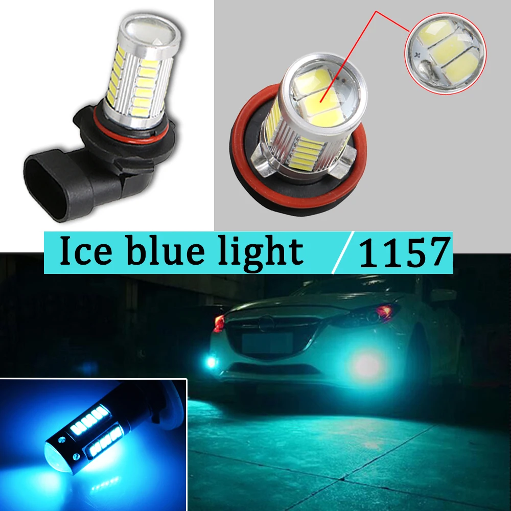 2шт 4014 1157 92SMD светодиодный 14 Вт 1000ЛМ противотуманные лампы для вождения DRL