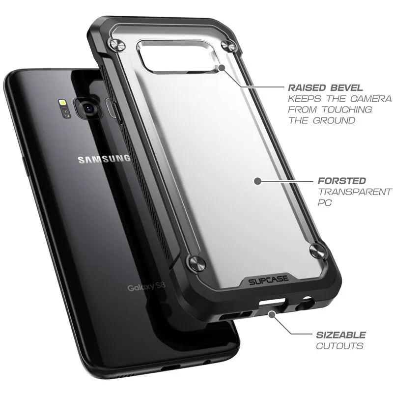 For Samsung Galaxy S8+ Case SUPCASE Unicorn Beetle Series TPU + PC Premium Hybrid Protective Back Cover S8 Plus |