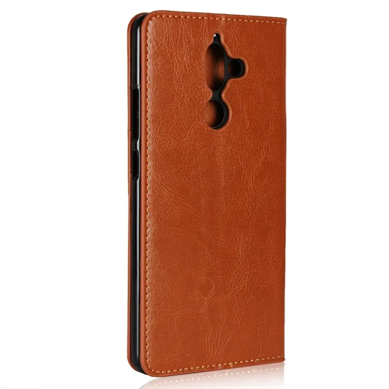 OEEKOI Crazy Horse кожаный чехол-книжка с кошельком из натуральной кожи чехол для Nokia 7,2/4,2/3,2/2,2/2,1/5,1/3,1/X6/7 Plus