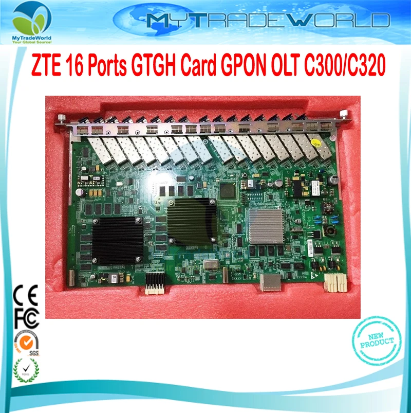 Новое Прибытие в Исходном 16 Портов GPON OLT GTGH Карты для C300 C320 with16 C + SFP Модулей.