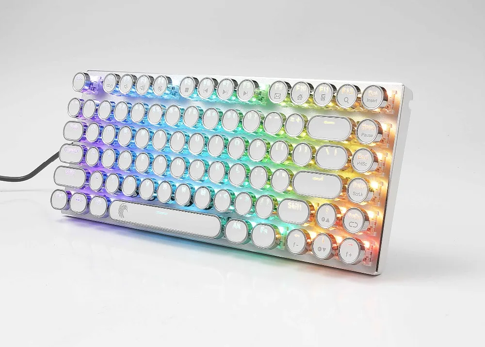 Механическая клавиатура в стиле стимпанк с покрытием компактная игровая RGB