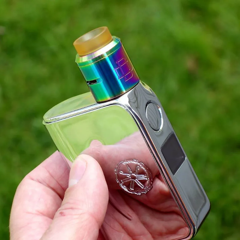 Augvape Druga RDA бак 24 мм Диаметр электронная сигарета атомайзер 24K позолоченный Deck 810