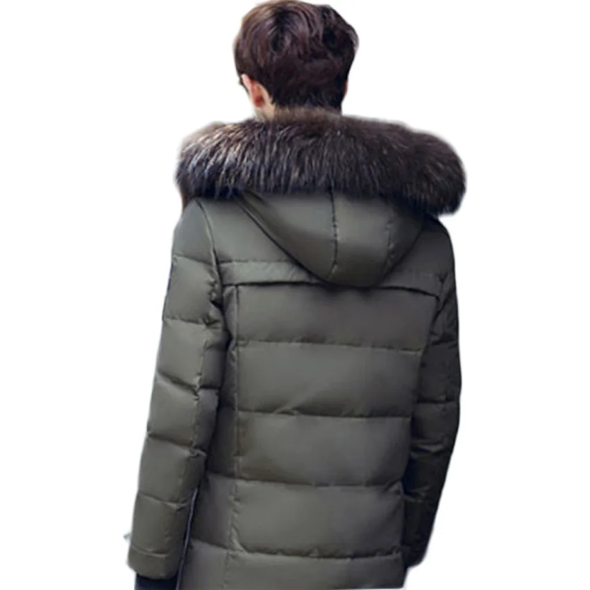 Бесплатная доставка 2016 новый Толщиной Теплая Зима Куртка Мужчины Размер Высокое