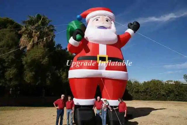 

26 ft giant outdoor Xmas decoration inflatable Santa/ inflatable father Christmas for advertising