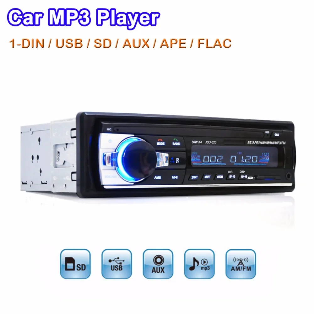 Цифровой Автомобильный MP3 плеер с Bluetooth/FM радио стерео аудио музыка USB / SD разъемом