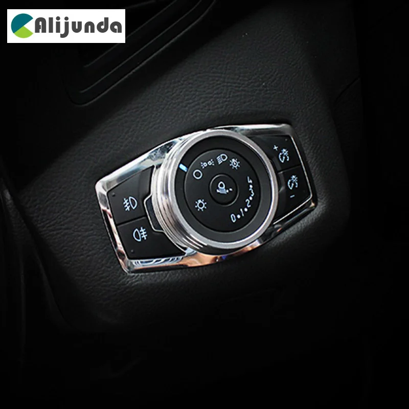 Украшение для кнопки фары Alijunda подходит Ford Focus 3 MK3 ST RS WALKER Escape Kuga Mondeo|kuga|kuga fordkuga