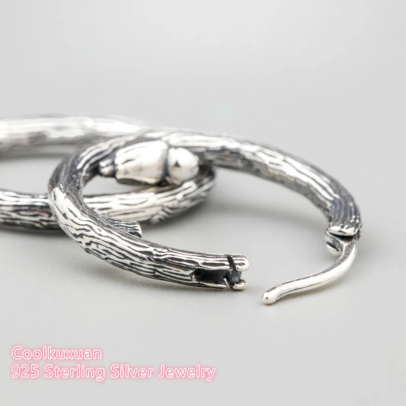 Новая весна оригинальный 100% 925 стерлингового серебра Весна серьги в виде птиц для