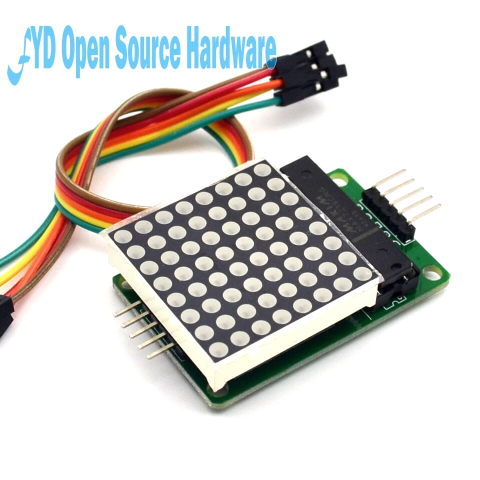 Модуль управления MAX7219 для arduino 5 В интерфейсный модуль 8x8 выходной ток общий