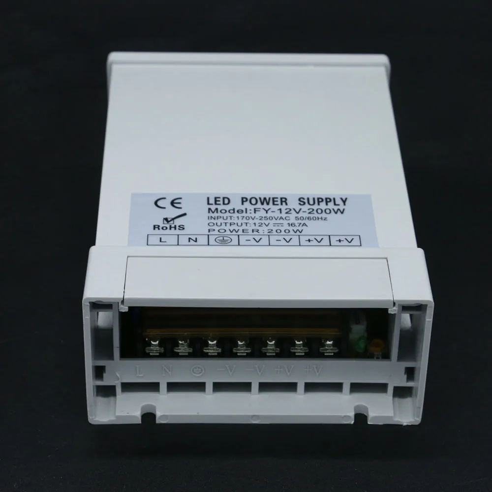 Ac 220V к DC 200W 12V 16.7A водонепроницаемый преобразователь напряжения питания|12v supply|supply