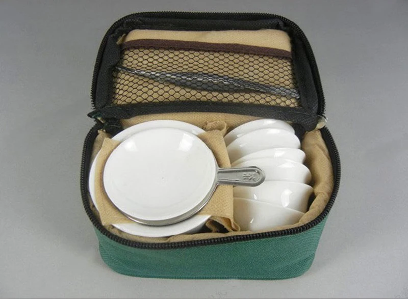 Портативный дорожный чайный набор китайский керамический для чая посуда