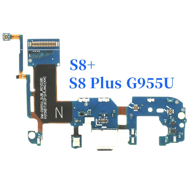 Origina зарядки Шлейф для Samsung Galaxy S8 плюс G955F зарядки порты и разъёмы микрофон USB разъем док Замена