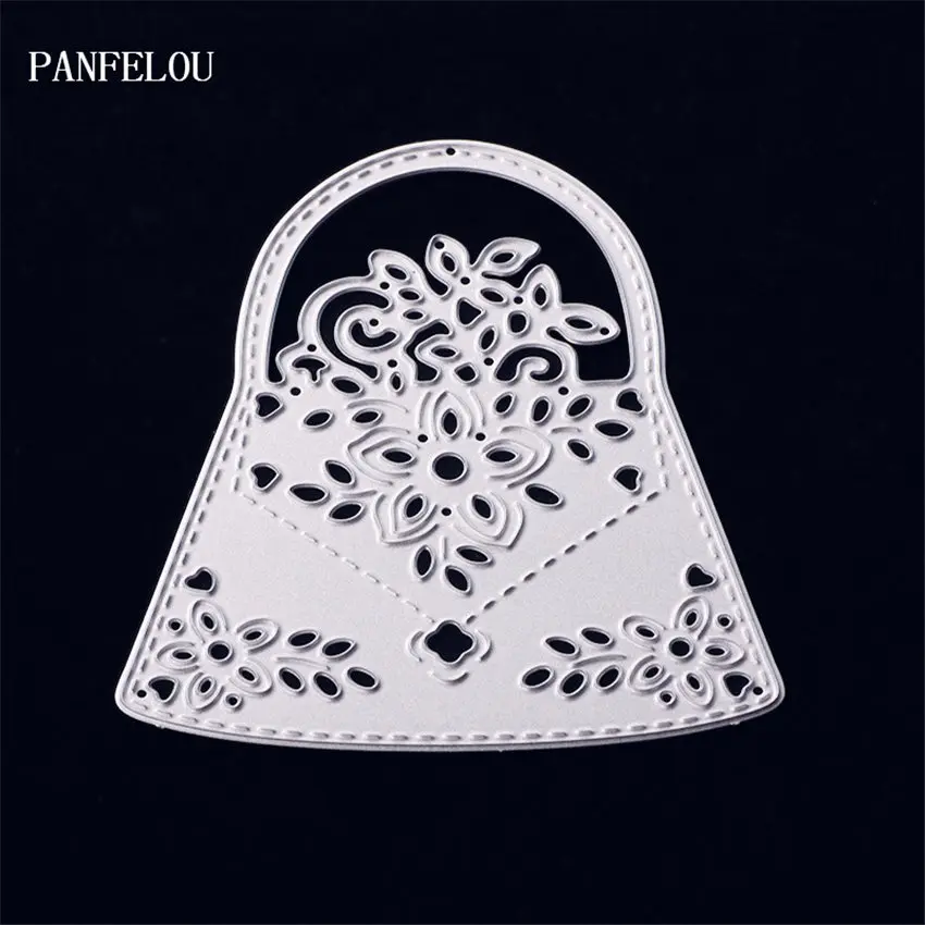 95x84mm PANFELOU Краски цветок металлу бумажная заготовка Трафаретный вырубной штамп для Скрапбукинг вам возможность самостоятельно украсить свой телефон, свадебных торжеств на ручка карты - Цвет: 95x84mm