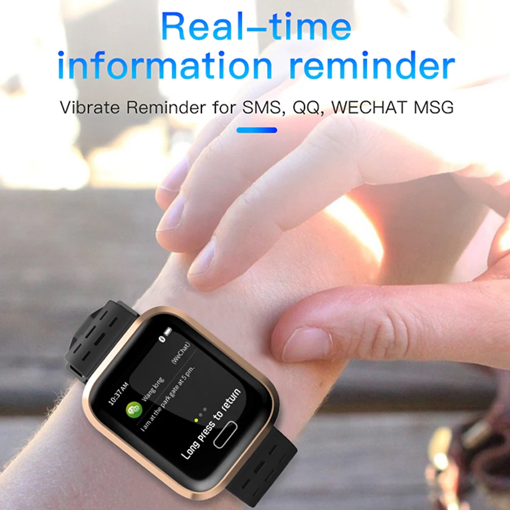 Смарт часы Timethinker A8 мужские спортивные фитнес браслет кровяное давление Монитор