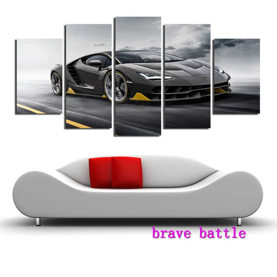 Lamborghini Centenario Canvas Painting Living Room Home Decor Modern Mural Art Oil | Дом и сад