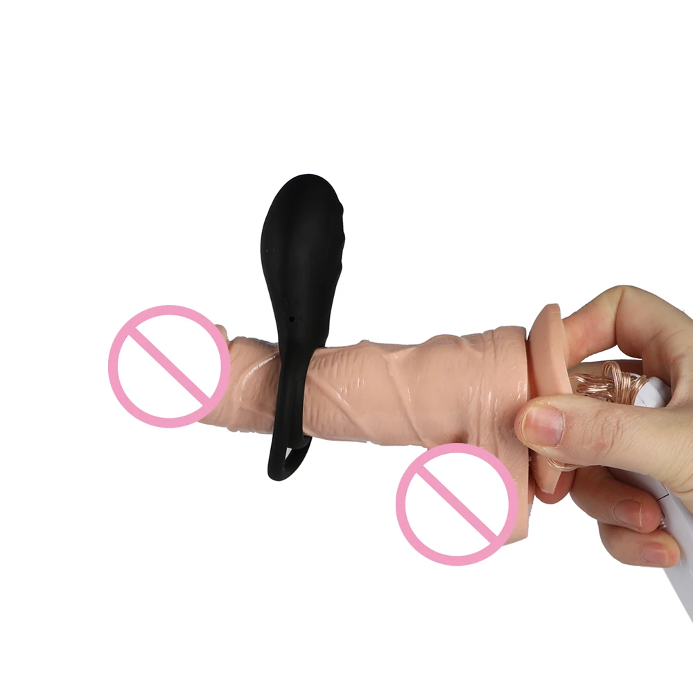 Кольцо для пениса Вибраторы USB перезаряжаемые задержки эякуляции оргазм массаж