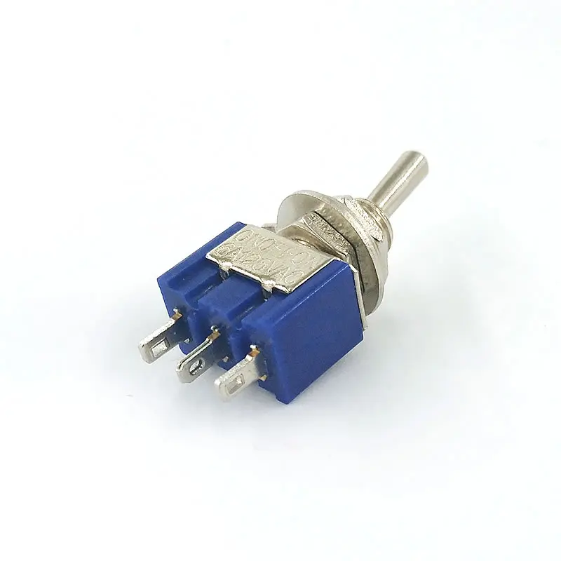 5 шт./лот миниатюрный рычажный переключатель SPDT 6A 125V AC/ 3A 250V AC 3 контакта 13*8 мм