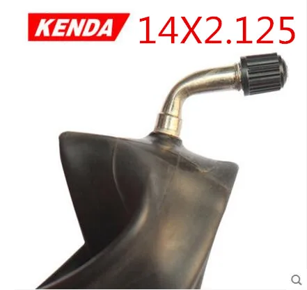 Бургундия KENDA 14/16/18*2,125/2,5/3,0 трубки Электрический велосипед внутренняя трубка камера велосипедной шины ятаган прямой рот - Цвет: Бургундия