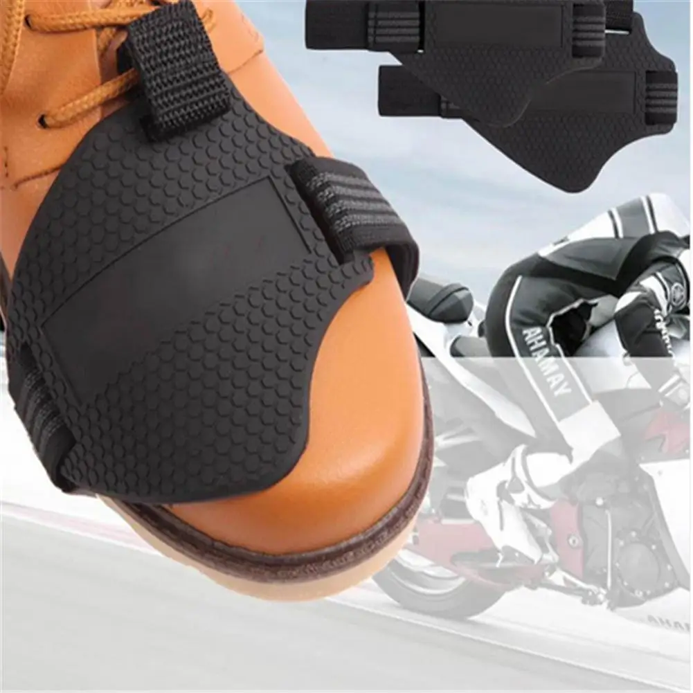 

Motorcycle Protective Shift Pad Motocross Men Boots Shoe Protection Gear For Riding Rubber Lever Racing Brake Cover