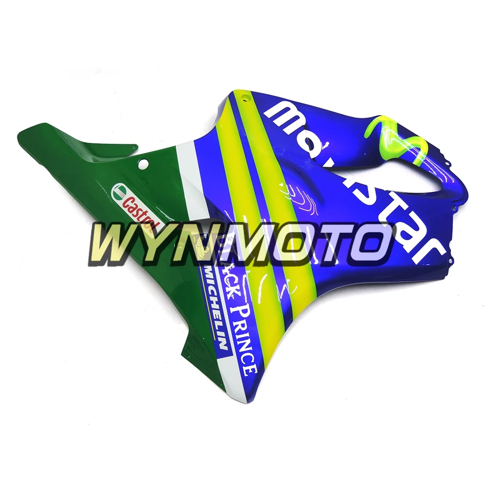 Обтекатель корпуса мотоцикла для Honda CBR600F4i 04 07 2004 2007 года плоский синий зеленый ABS