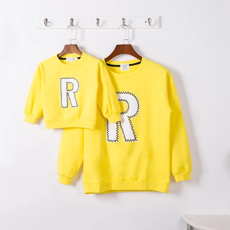 Мама мама и дочь одежда для мамы сына комплекты с буквенным принтом Детские