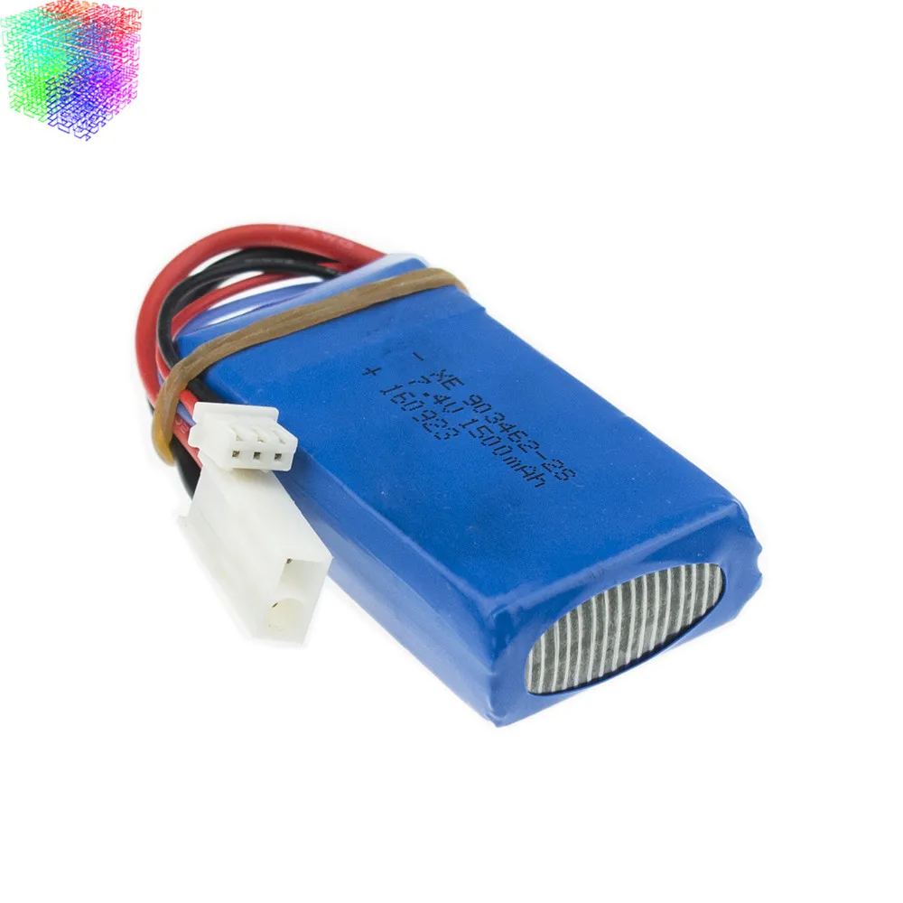 Lipo battery 7.4v 2s 1500mAh batteries 3pcs and charger for Feilun FT009 2.4G RC Racing boat Spare Parts wholesales | Игрушки и хобби