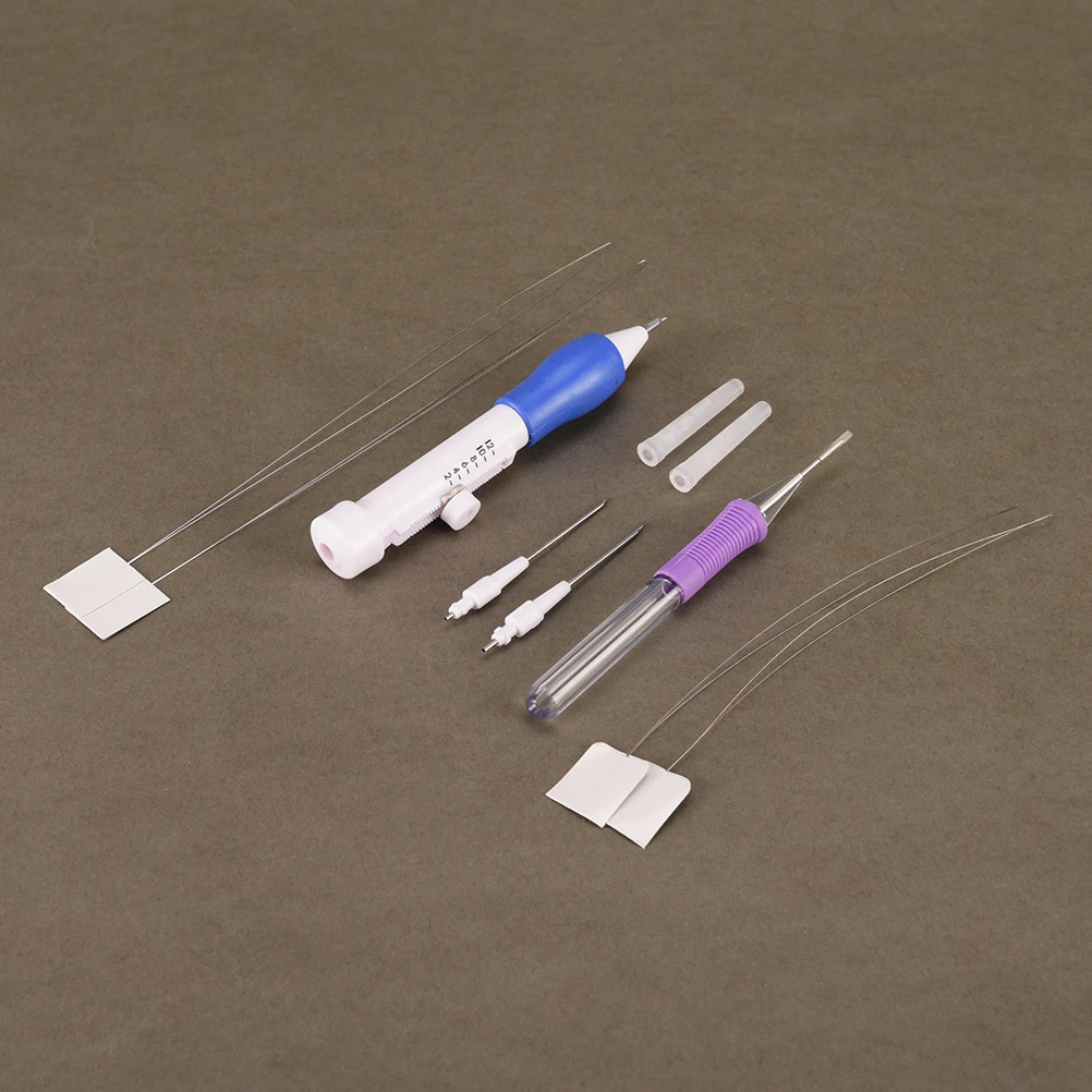 Новый 1 комплект практичная голубая и белая Волшебная вышивка косметический