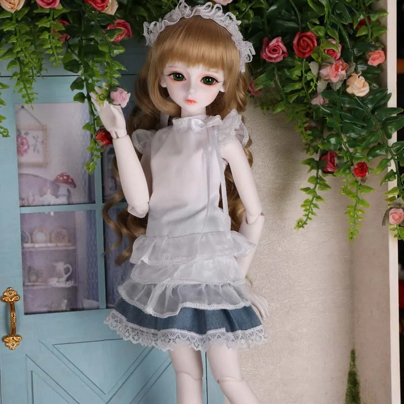 Полный комплект по специальной цене 1/4 BJD/SD модная Кукла bory для маленькой девочки