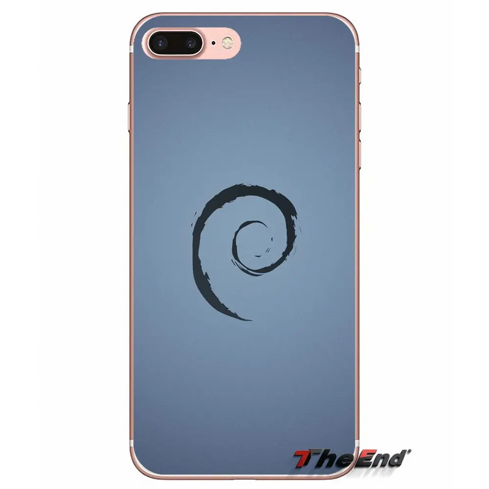 Debian Logo For Samsung Galaxy S2 S3 S4 S5 MINI S6 S7 edge S8 S9 Plus Note 2 3 4 5 8 Coque Fundas Accessories Phone Shell Covers | Мобильные