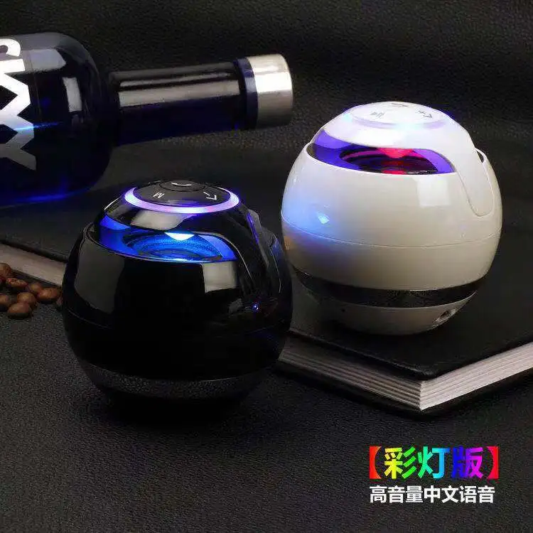 Светодиодный мини беспроводной Bluetooth динамик TF USB портативный музыкальный
