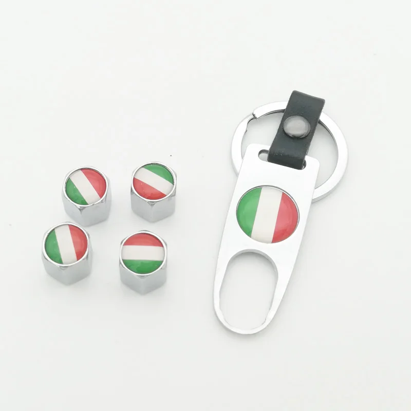 Car Wheel Tire Valve Caps with Italy tricolor &amp Tyre Set for Alfa Romeo 147 159 156 mito giulietta 166(4-Piece/Pack) | Автомобили и